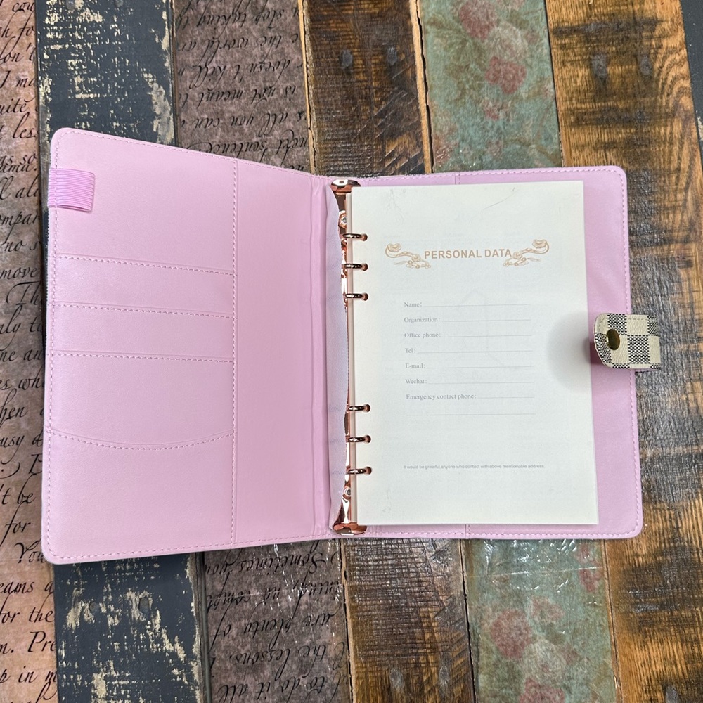 💥 BOGO 💥 NEW Checkered Notebook | Planner | A7 Refills - Picture 2 of 8